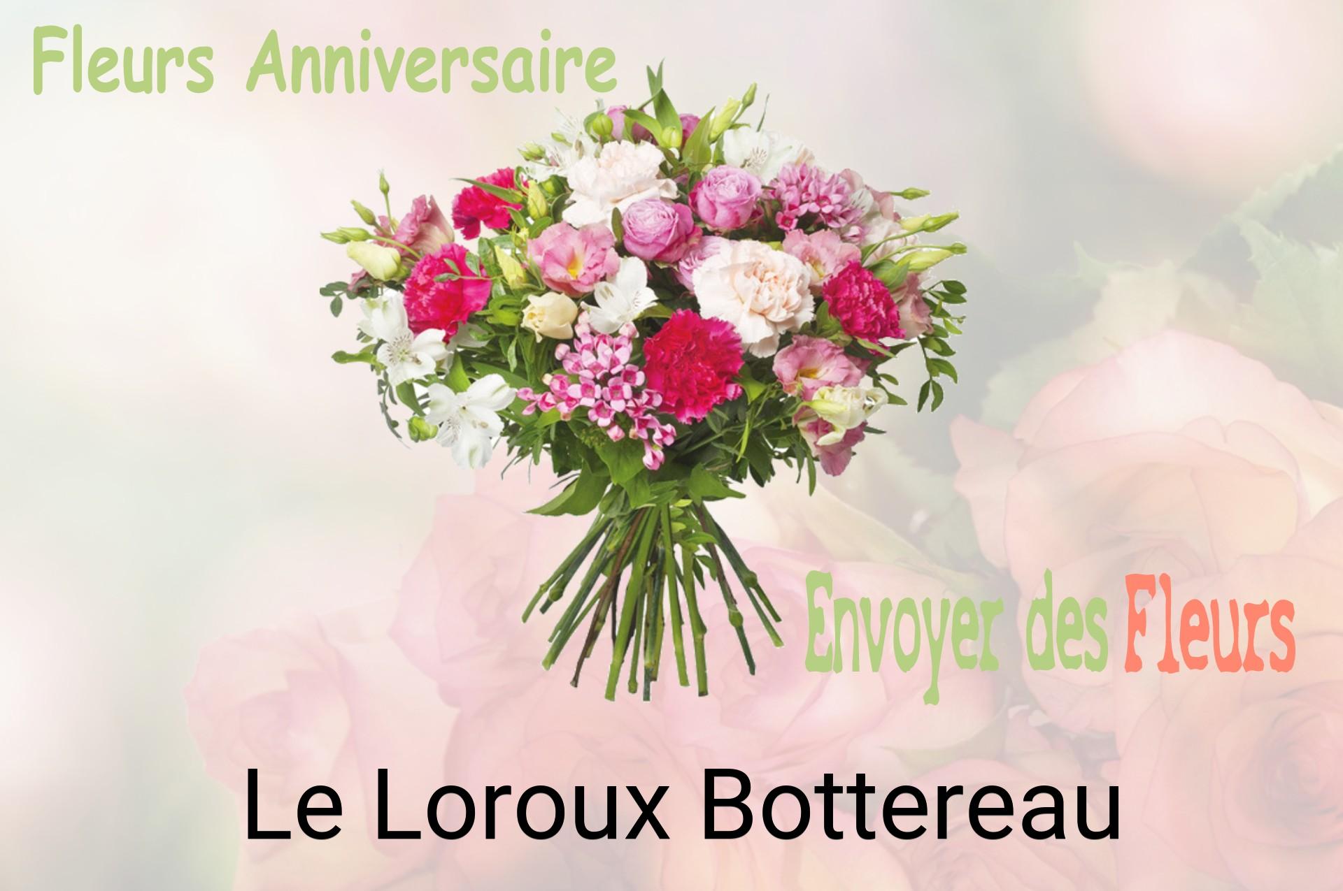 Bouquet de fleurs d’anniversaire livré à Le Loroux-Bottereau
